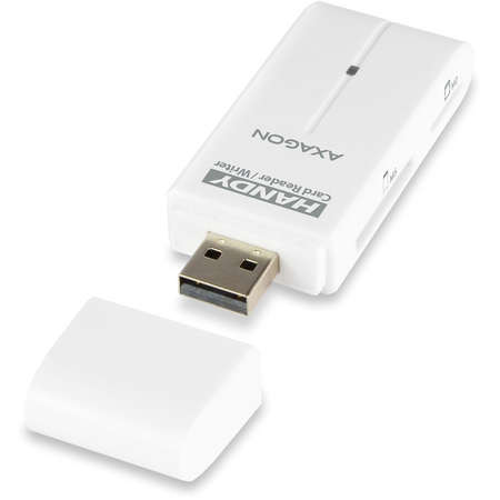Card reader AXAGON CRE-D4 Handy 4-slot SD/MicroSD/MS/M2 Alb