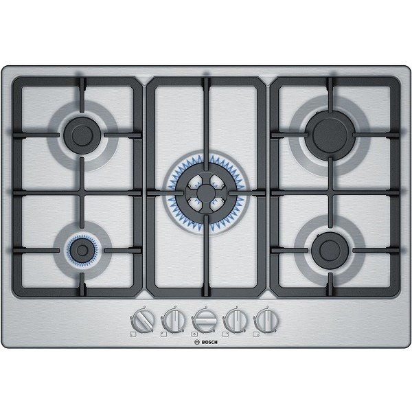 Plita incorporabila PGQ7B5B90 Gaz 5 arzatoare Inox