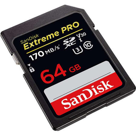 Card Sandisk Extreme PRO SDXC 64GB 170Mbs Clasa 10 U3 V30