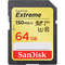 Card Sandisk Extreme SDXC 64GB 150Mbs Clasa 10 U3 V30