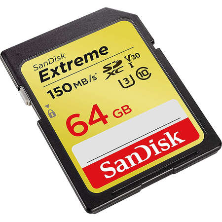 Card Sandisk Extreme SDXC 64GB 150Mbs Clasa 10 U3 V30