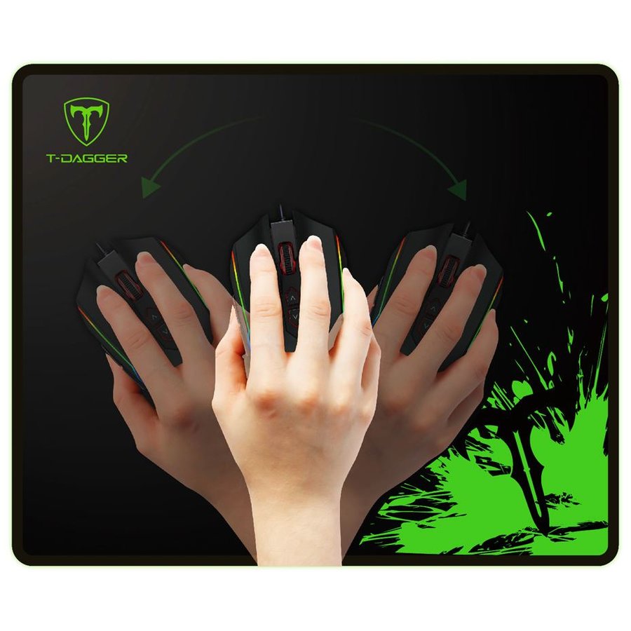 Mousepad T-Dagger Lava mărime S Negru — imaginea 3