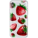 Silicon Art Strawberries pentru Apple iPhone X