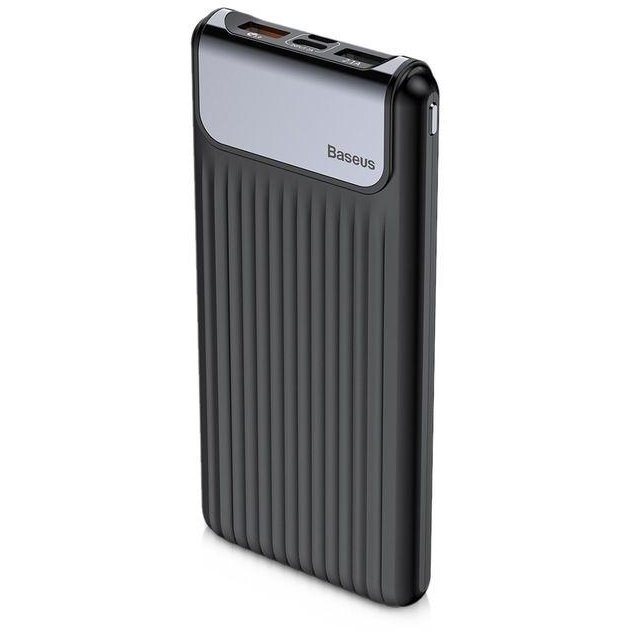 Baterie externa portabila Thin Digital Power Bank 10000 mAh Qualcomm Quick Charge 3.0 black