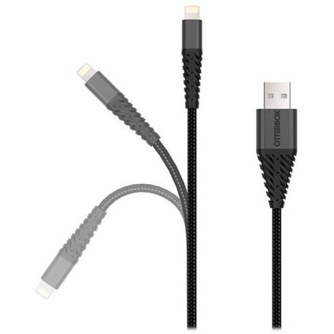 Cablu rezistent pentru incarcare rapida si transfer de date Lightning 2m Negru