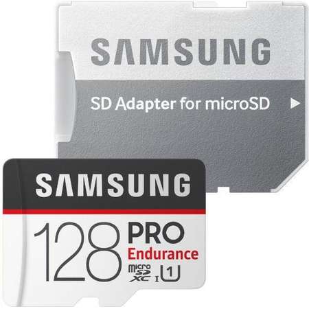 Card de memorie Samsung MB-MJ128GA/EU PRO Endurance 128GB Clasa 10 UHS-I + Adaptor SD