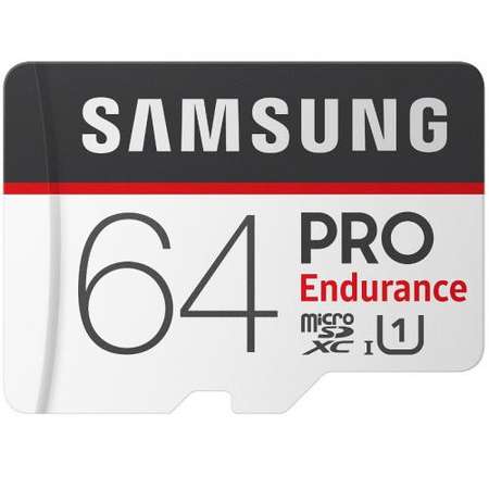 Card de memorie Samsung MB-MJ64GA/EU PRO Endurance 64GB Clasa 10 UHS-I + Adaptor SD