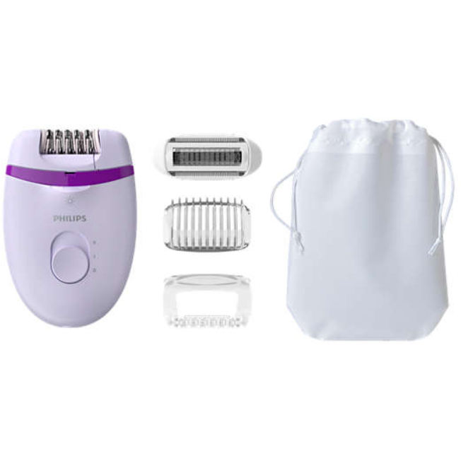 Epilator BRE275/00 Satinelle Essential Alb / Mov