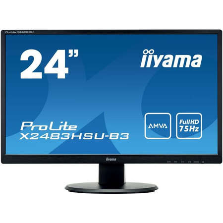 Monitor LED Iiyama X2483HSU-B3 24 inch 4ms Black