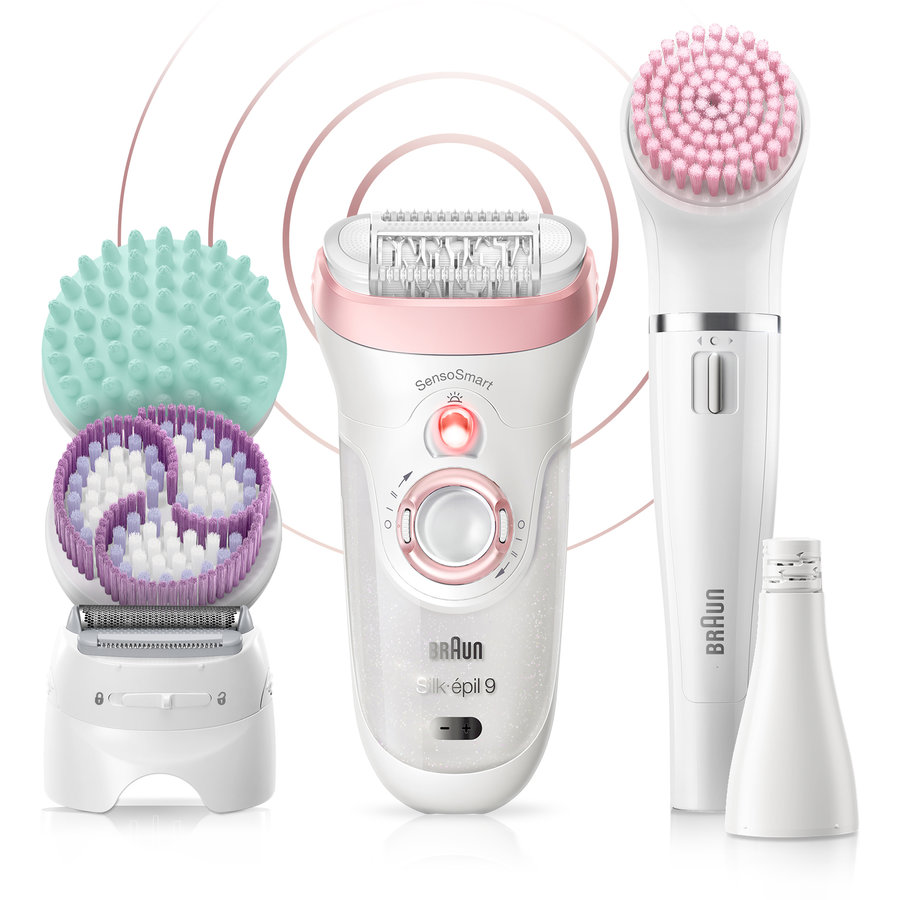 Set de infrumusetare Silk-epil SE9995 Wet&Dry autonomie 50min Roz