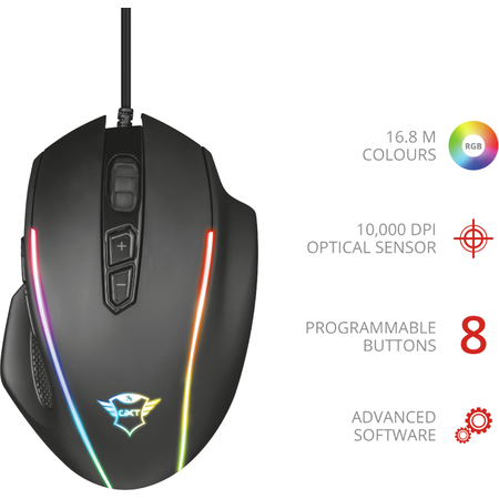 Mouse Gaming Trust GXT 165 Celox Black