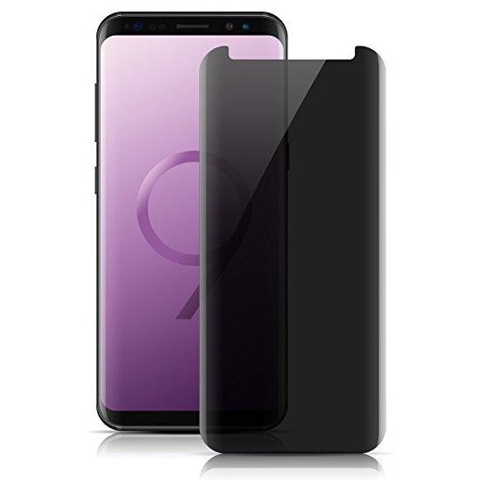 Folie protectie transparenta Case friendly Second Glass Curved Samsung Galaxy S9 Privacy