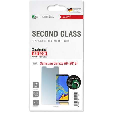 Folie protectie 4smarts Second Glass Limited Cover compatibila cu Samsung Galaxy A9 (2018)