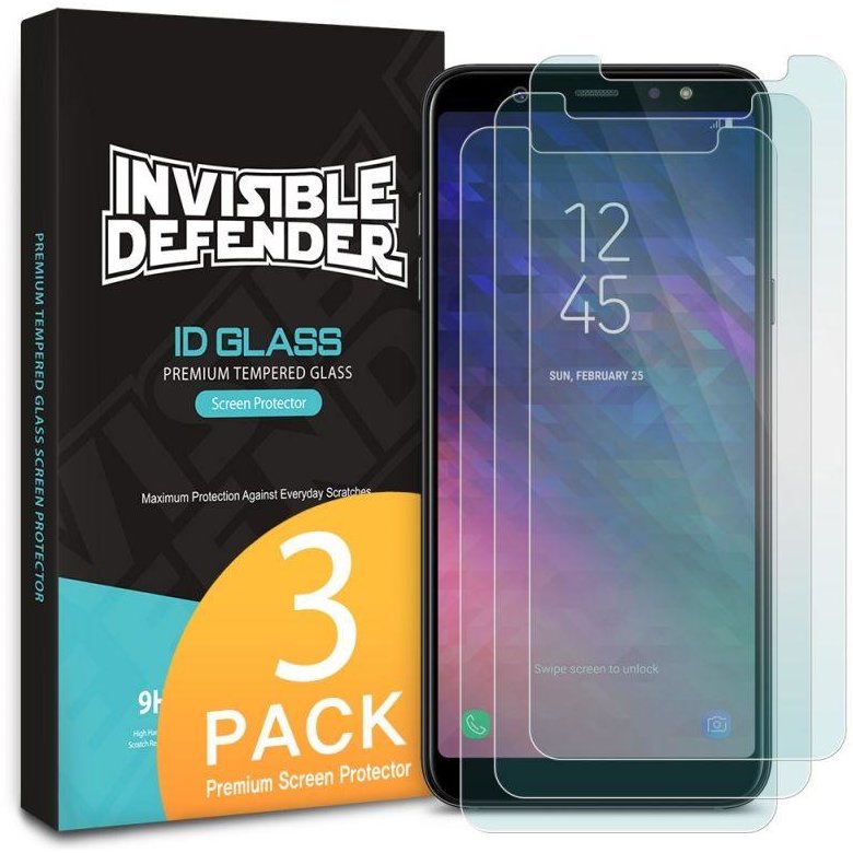 Folie protectie transparenta ID Glass Samsung Galaxy A6 Plus (2018) 3Pack
