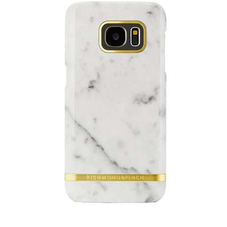 Husa fashion Richmond and Finch Classic Samsung Galaxy S7 Edge Carrara White Marble