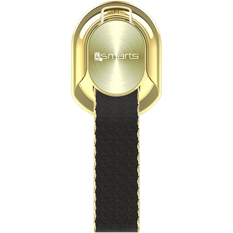 Suport universal pentru telefon Finger Strap gold/black