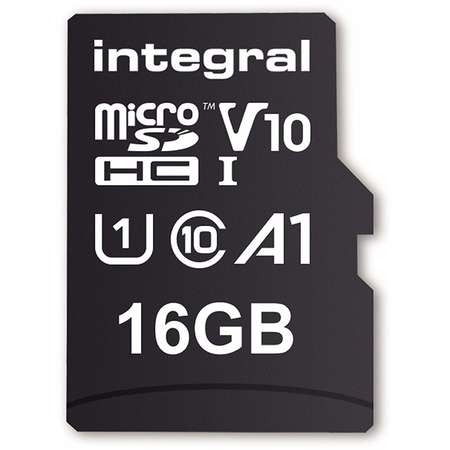 Card de memorie Integral 100V10 16GB Micro SDHC Clasa 10 UHS-I + Adaptor SD
