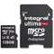 Card de memorie Integral 90V30 128GB Micro SDXC Clasa 10 UHS-I U3 + Adaptor SD