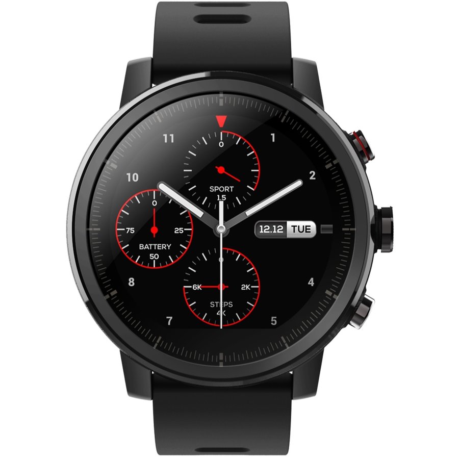 Smartwatch Stratos  OLED 1.34inch Bluetooth 4.0  Multisport Tracking GPS Black