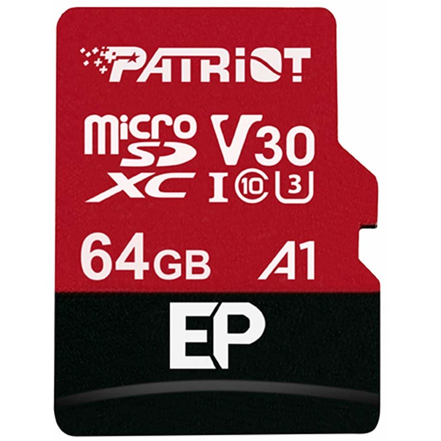 Card de memorie EP A1 Series MicroSDXC V30 64GB Clasa 10 UHS-I U3
