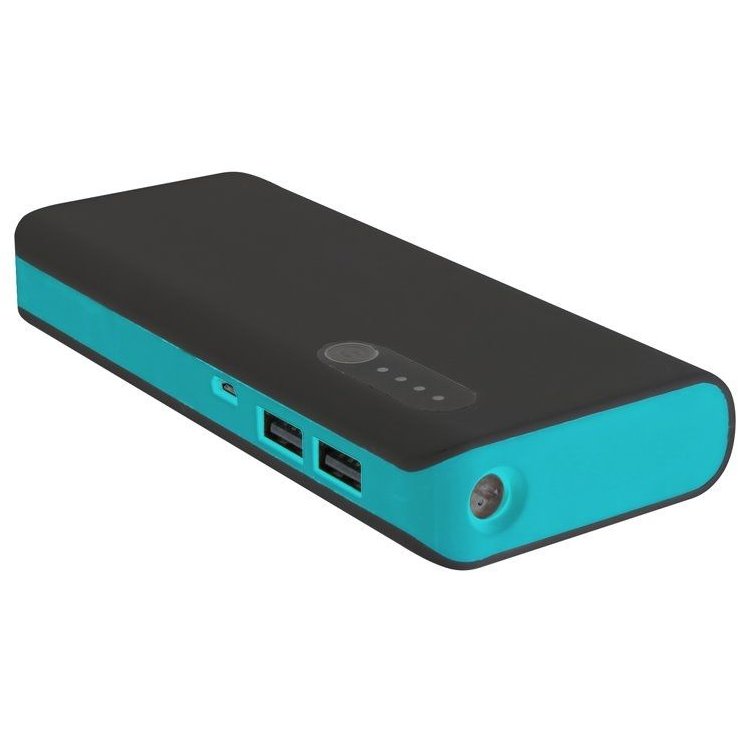 Acumulator extern Platinet 13000mAh + Cablu MicroUSB Black/Blue
