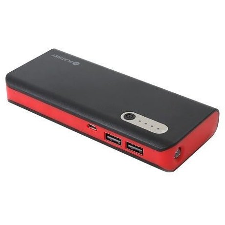 Acumulator extern Platinet 13000mAh + Cablu MicroUSB Black/Red