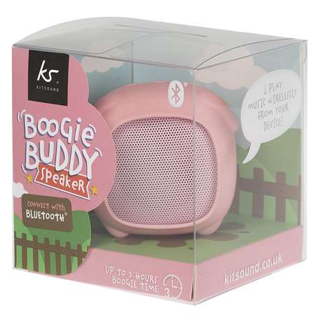 Boxa portabila KitSound Boogie Buddy 3W Pig Pink
