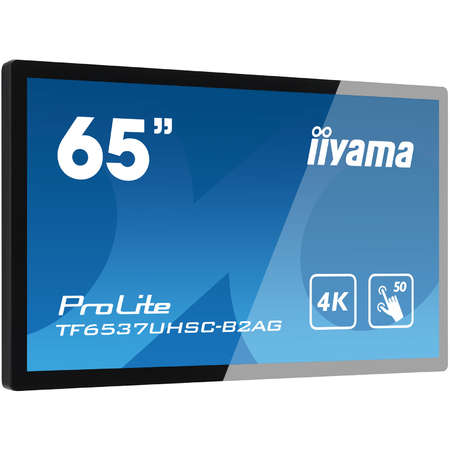 Monitor Iiyama ProLite TF6537UHSC 65 inch 8ms Black