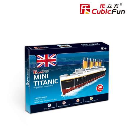 Puzzle 3D CubicFun CBFA Mini Titanic