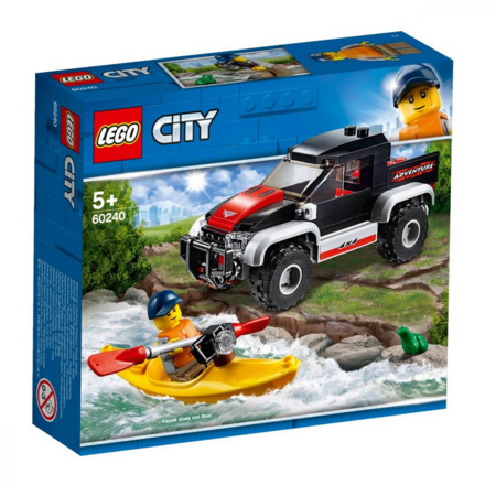 Set de constructie LEGO City Aventura cu caiacul