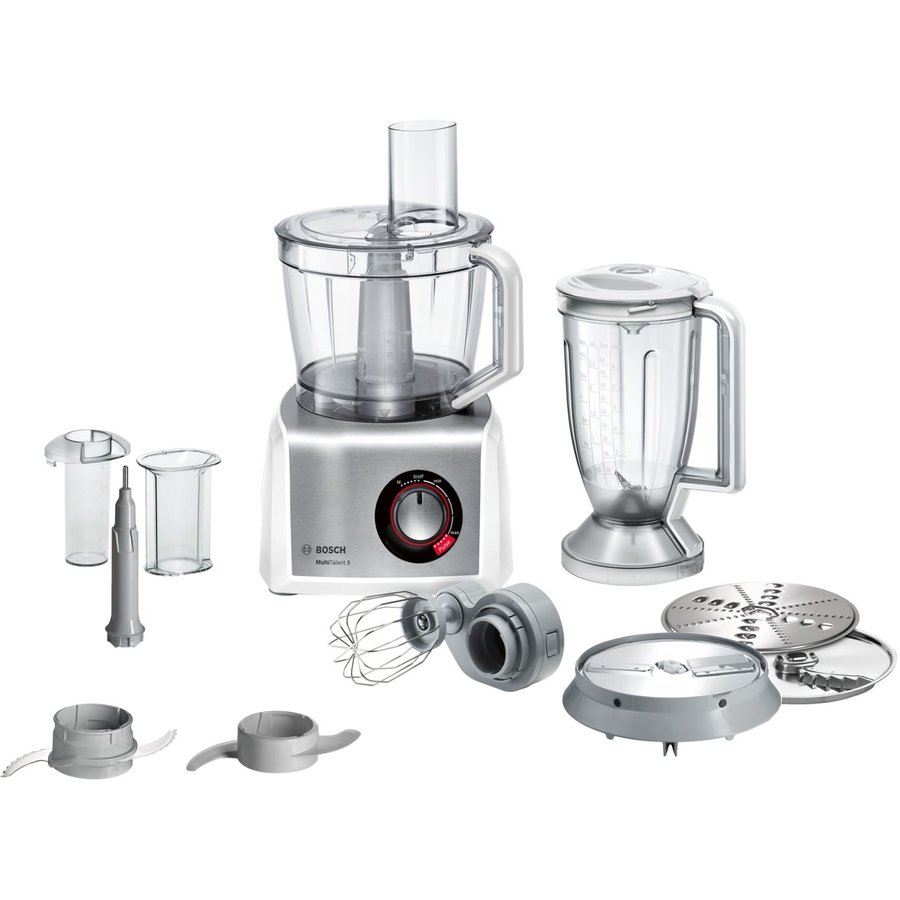 Robot de bucatarie multifunctional MC812S814 Vas 3.9 Litri Blender 1.5 Litri 1250W Alb Inox