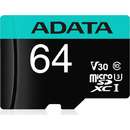 V30S 64GB Premier Pro MicroSDXC Clasa 10 UHS-I U3 + Adaptor SD