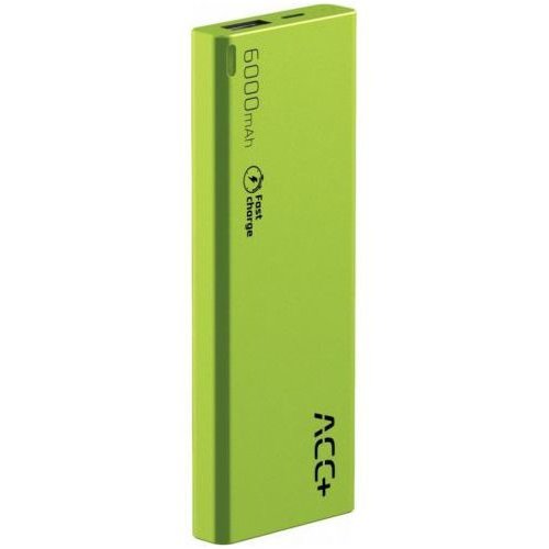 Acumulator extern THIN6000GR 6000mAh Green