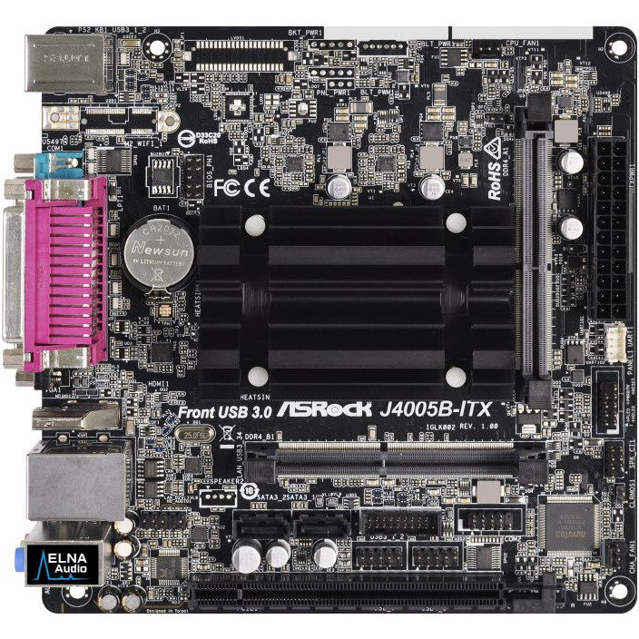 Placa de baza J4005B-ITX Intel Celeron J4005 mITX Dual Core