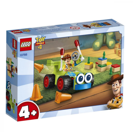 Set de constructie LEGO Juniors Woody si RC