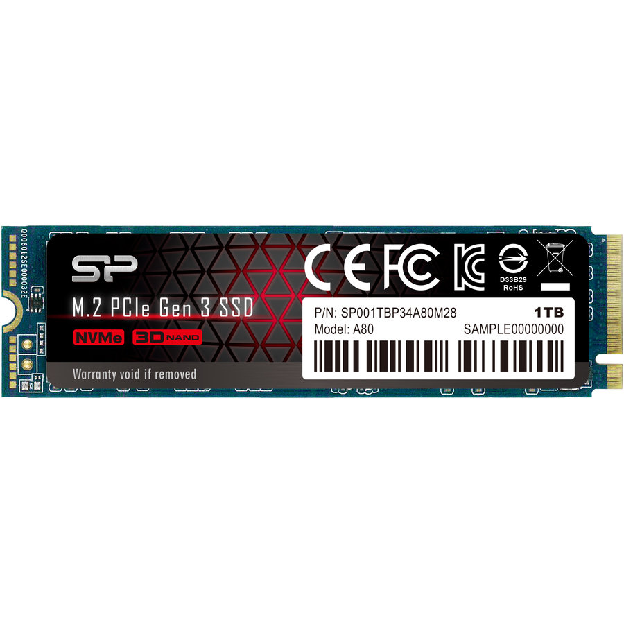 SSD P34A80 1TB PCI Express 3.0 x4 M.2 2280