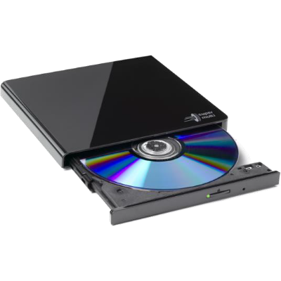 DVD writer External DRW HLDS GP57ES40, Ultra Slim Portable, Silver