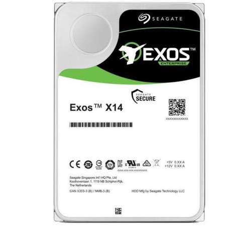 Hard disk server Seagate Exos X14 12TB 7200RPM SATA-III 256MB 3.5 inch