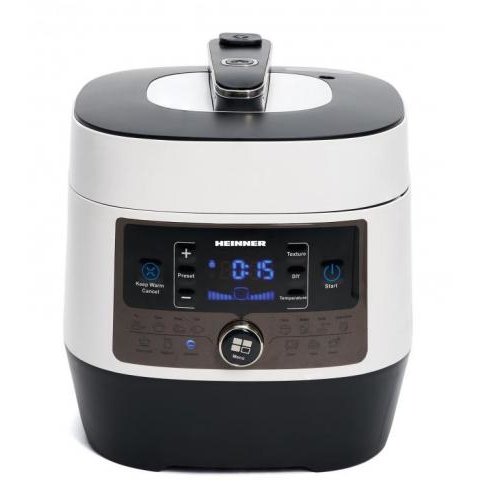 Multicooker cu gatire la presiune HPCK-6WH 6 Litri 14 programe 1000W Alb