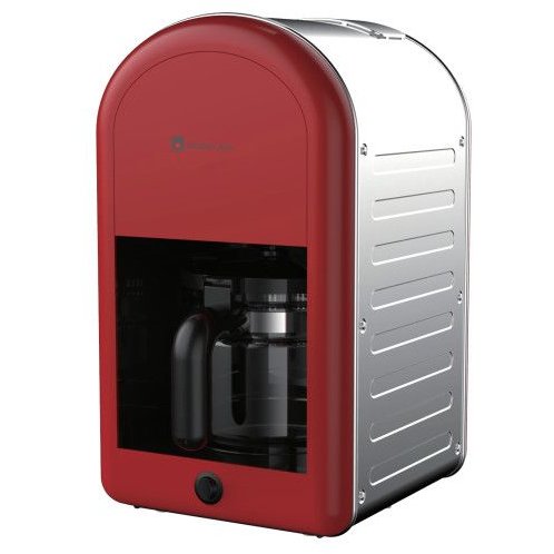 Filtru de cafea Retro Family 70 1.25 litri 1000W Rosu