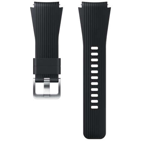 Curea smartwatch Silicone Strap 22 mm Black pentru Samsung Galaxy Watch 46 mm