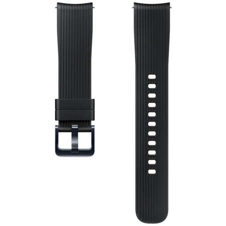 Curea smartwatch Silicone Strap 20 mm Black pentru Samsung Galaxy Watch 42 mm