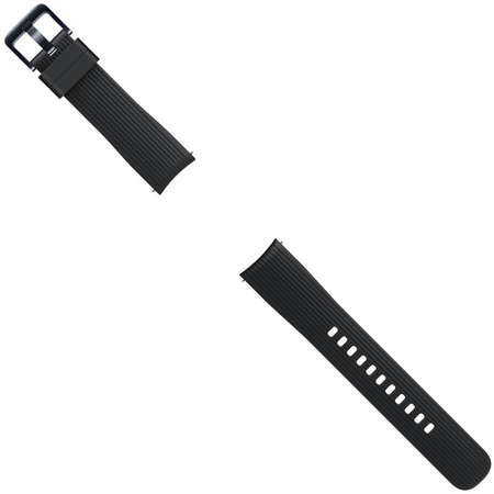 Curea smartwatch Silicone Strap 20 mm Black pentru Samsung Galaxy Watch 42 mm