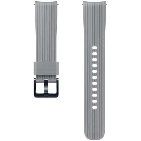 Curea smartwatch Silicone Strap 20 mm Grey pentru Samsung Galaxy Watch 42 mm