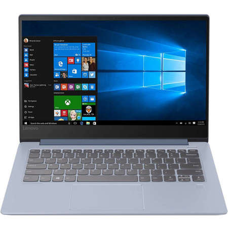 Laptop Lenovo IdeaPad 530S-14IKB 14 inch WQHD Intel Core i7-8550U 16GB DDR4 512GB SSD nVidia GeForce MX150 2GB FPR Windows 10 Home Liquid Blue