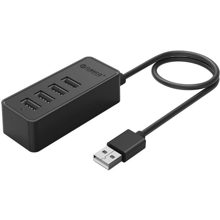 Hub USB W5P-U2-30-BK-PRO 4x USB 2.0 30 cm Negru