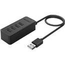 Hub USB Orico W5P-U2-30-BK-PRO 4x USB 2.0 30 cm Negru