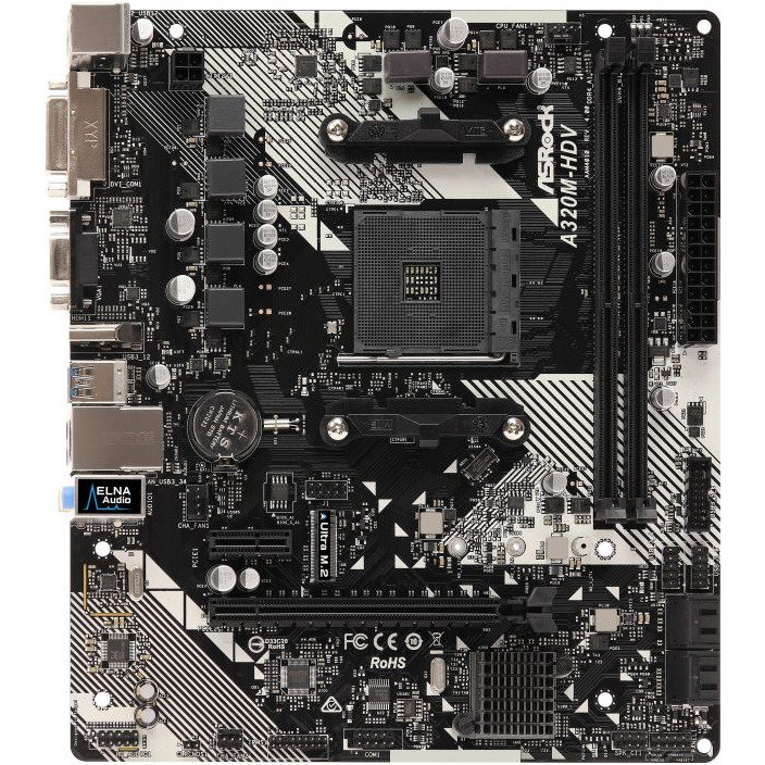 Placa de baza A320M-HDV R4.0 AMD AM4 mATX