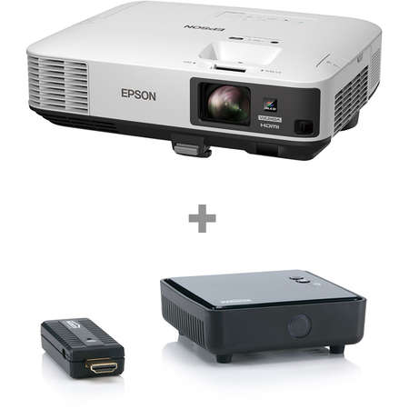 Pachet Videoproiector EB-2250U Full HD + 5000lm + Extender HDMI Marmitek GigaView 811 Epson White