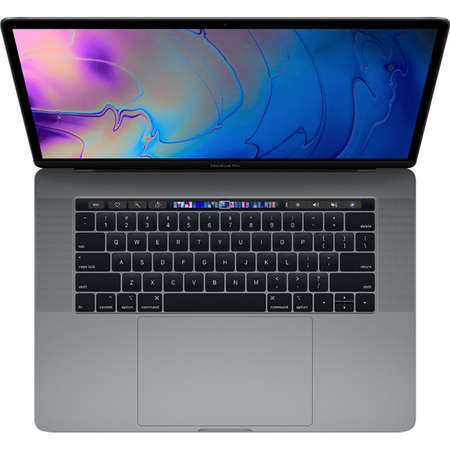 Laptop Apple MacBook Pro 15 2019 Touch Bar 15.4 inch QHD Retina Intel Core i9 2.3GHz Octa Core 16GB DDR3 512GB SSD AMD Radeon Pro 560X 4GB Space Gray Mac OS Mojave INT keyboard